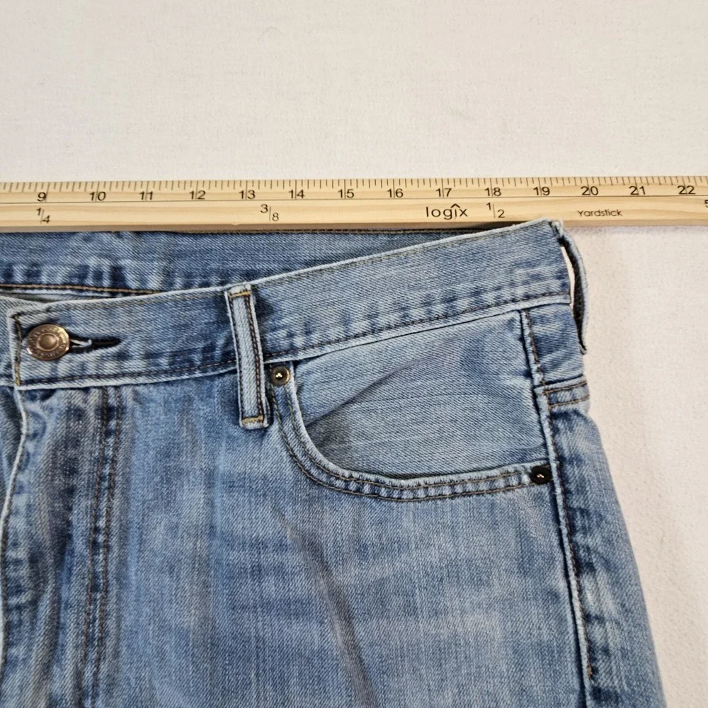 Levis Jeans Mens 36x30 Blue 569 Loose Straight Baggy Denim Pants Western Y2K
